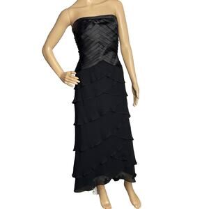 Tadashi Strapless Long gown dress size 2